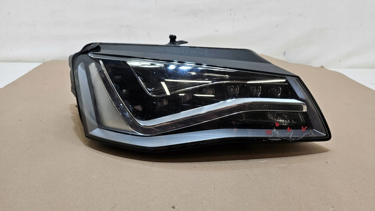 Frontscheinwerfer Audi A8 4H0941004 Facelift LED Rechts Scheinwerfer Headlight - Thumbnail 6