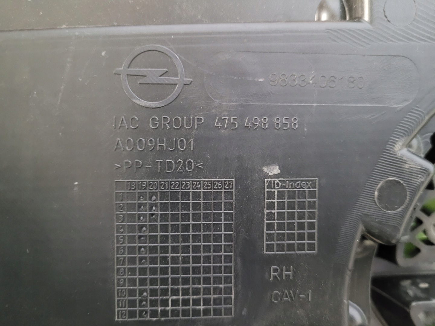 Opel Corsa Kühlergrill FRONTGRILL Kühlergitter 98294741 - Thumbnail 8