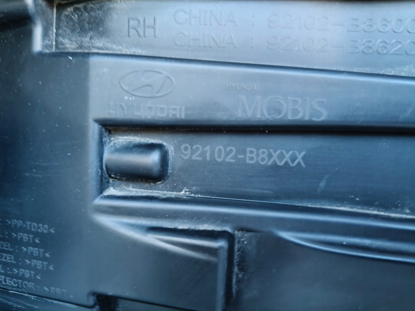 Frontscheinwerfer Hyundai Santa Fe TM 92102B8650 Xenon Rechts Headlight - Thumbnail 16