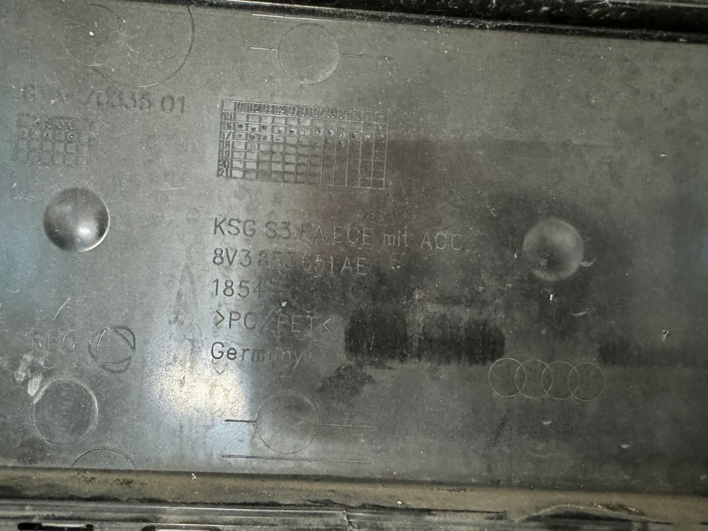 Audi A3 8V Kühlergrill FRONTGRILL Kühlergitter 8V3853651AE - Thumbnail 4