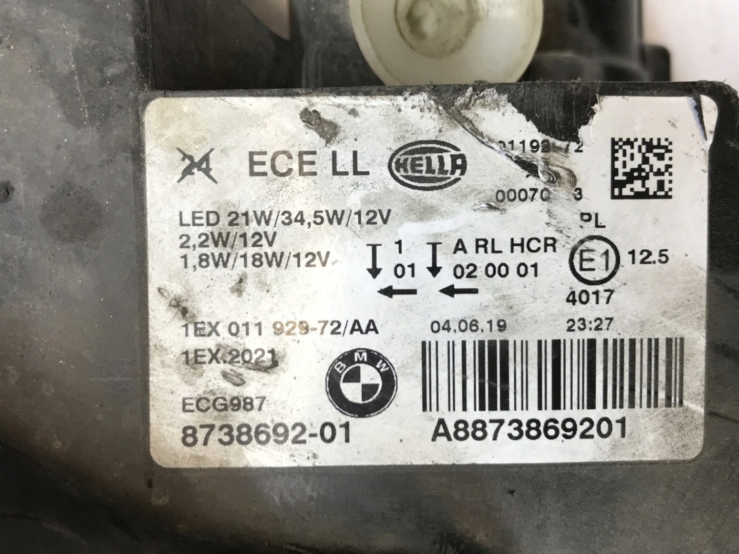 Frontscheinwerfer BMW 1 F21 8738692 LED Rechts Scheinwerfer Headlight - Thumbnail 11