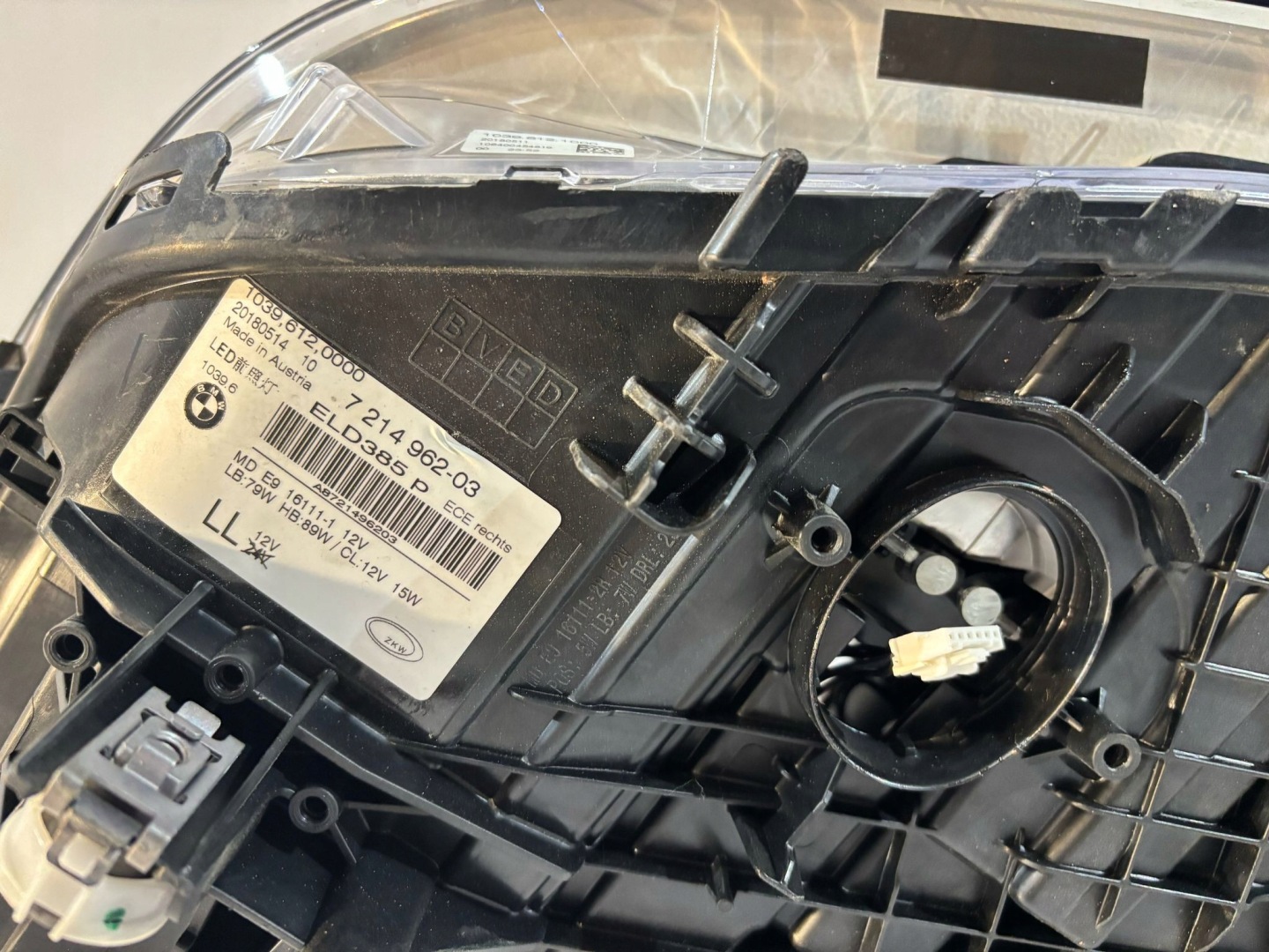 Frontscheinwerfer BMW 5 G31 7214962 LED ADAPTIVE Rechts Scheinwerfer Headlight - Thumbnail 9