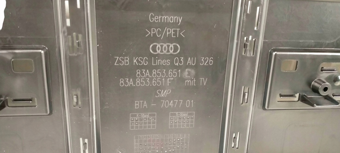 Audi Q3 Kühlergrill FRONTGRILL Kühlergitter 83A853651C - Thumbnail 10