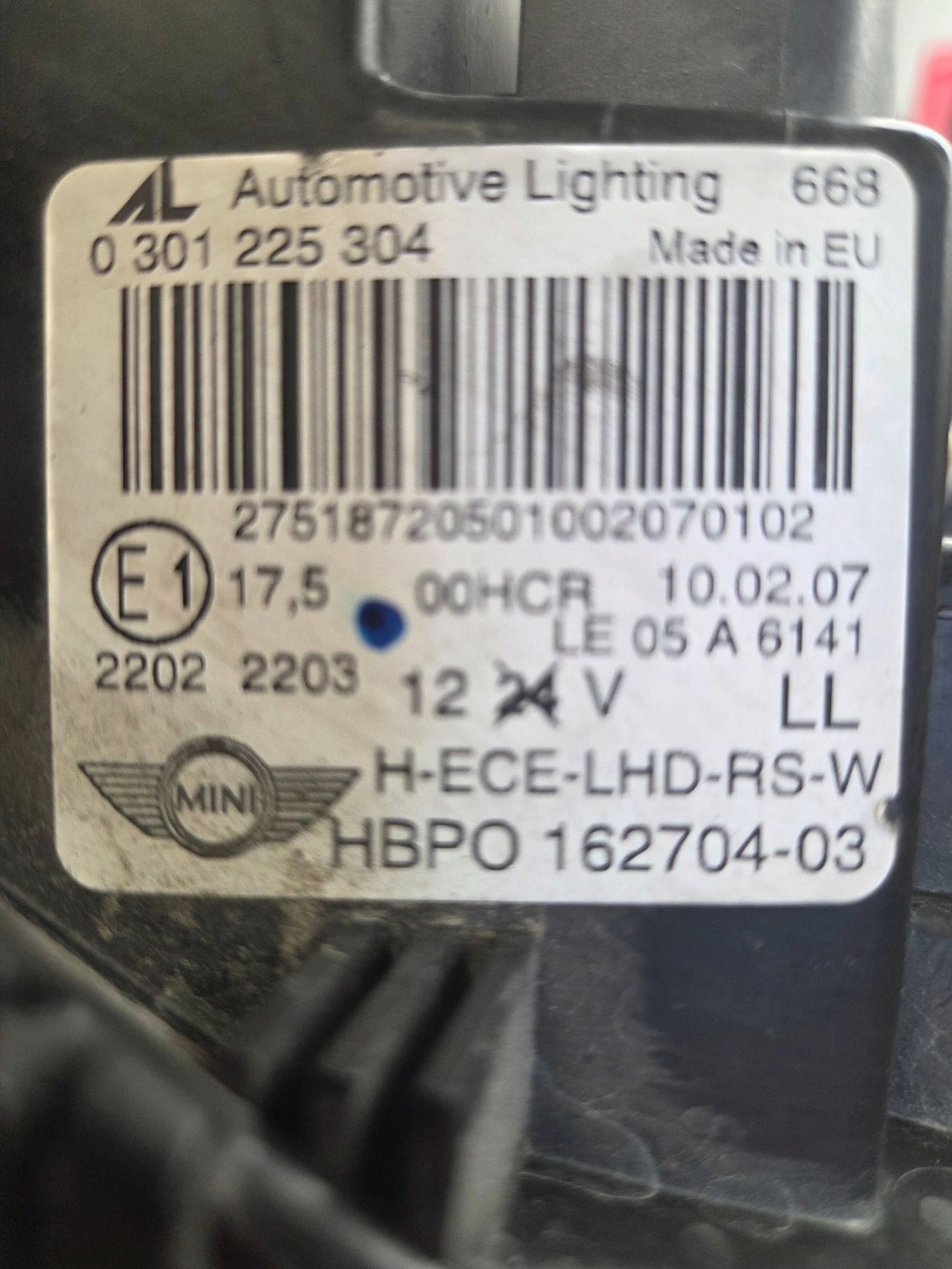Frontscheinwerfer Mini MINI R57 0301225 LED Rechts Scheinwerfer Headlight - Thumbnail 7