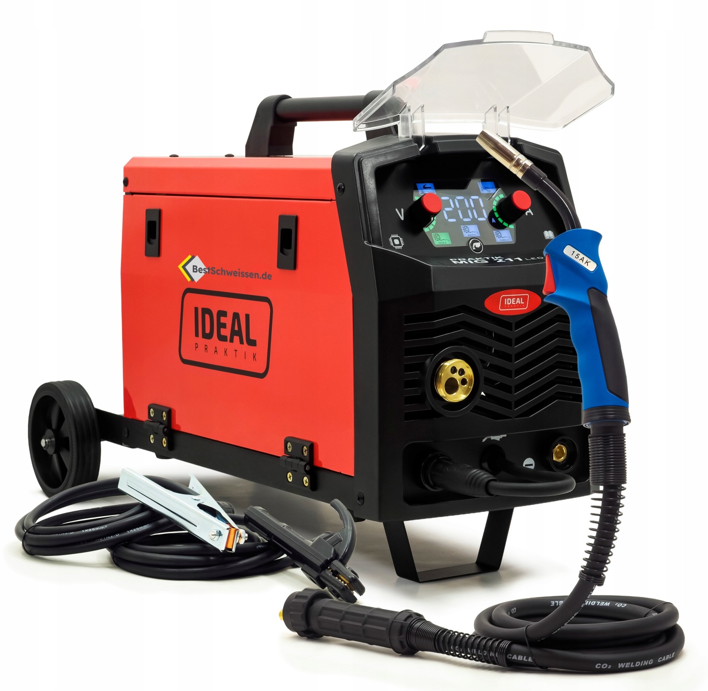 Spawarka IDEAL PRAKTIK MIG 211 SYNERGIC LED MMA TIG SYNERGIA 230V