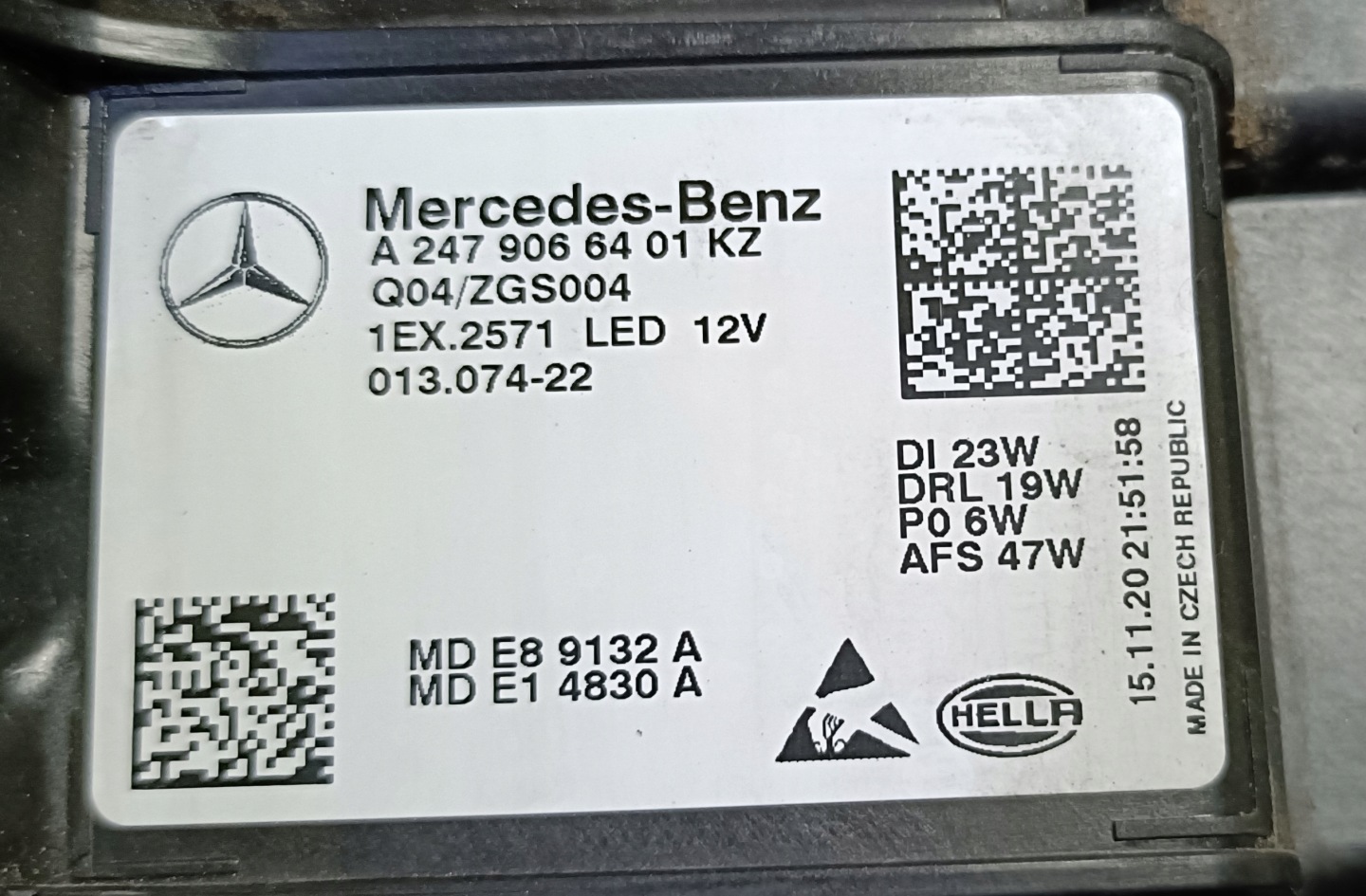 Frontscheinwerfer Mercedes-Benz GLA W247 A2479066401 High Performance LED Rechts Headlight - Thumbnail 6