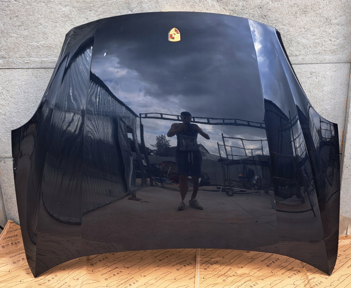 Motorhaube Porsche Cayenne 9YA Bonnet Hood - Thumbnail 1