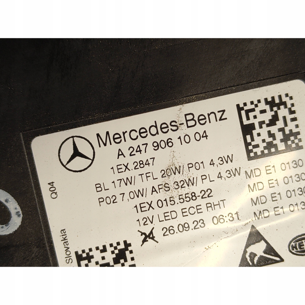 Frontscheinwerfer Mercedes-Benz B-Klasse W247 A2479061004 High Performance LED Rechts Headlight - Thumbnail 7