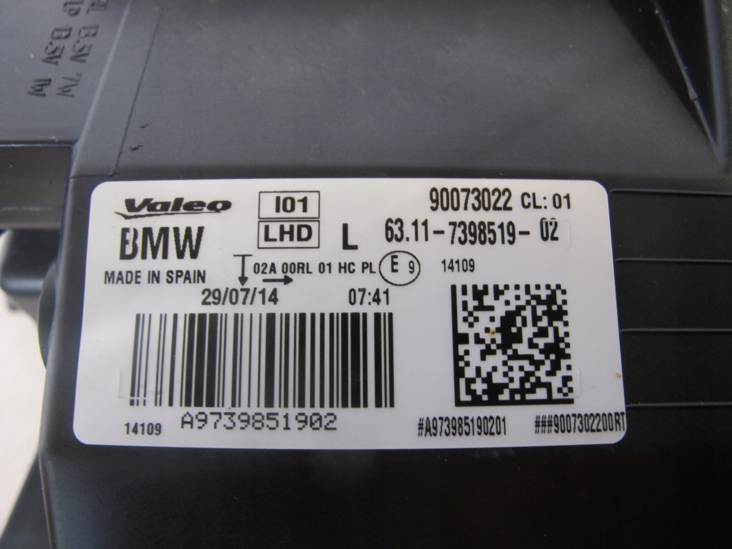 Frontscheinwerfer BMW i3 I01 7398519 LED ADAPTIVE Links Scheinwerfer Headlight - Thumbnail 13