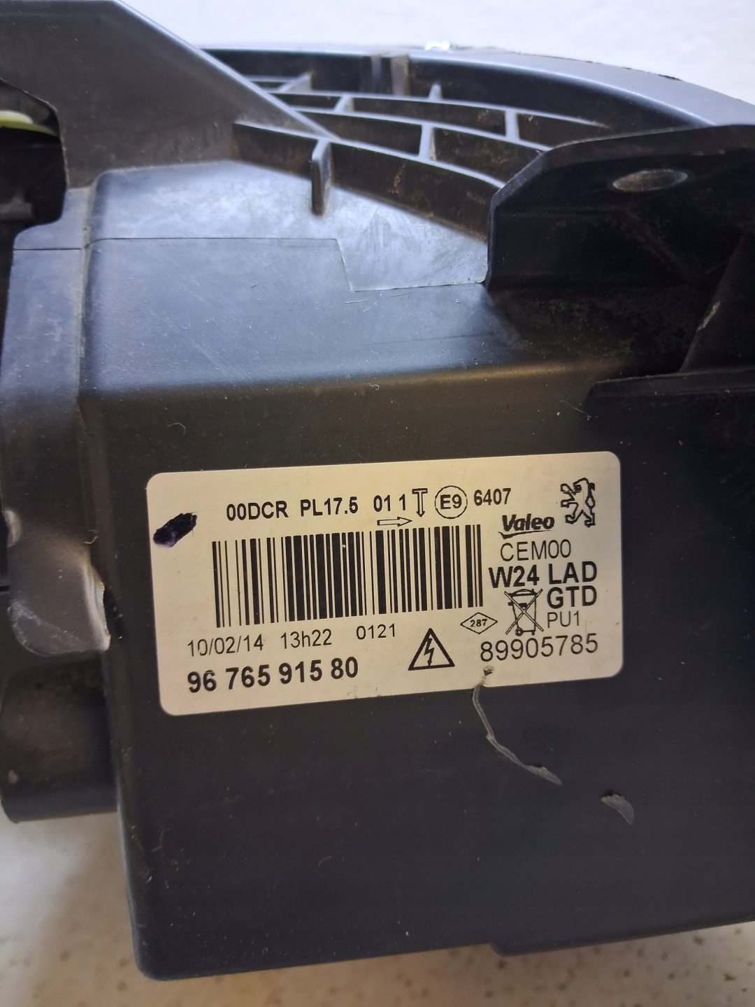 Frontscheinwerfer Peugeot 508 F 9676591480 Bi-Xenon Links Scheinwerfer Headlight - Thumbnail 11