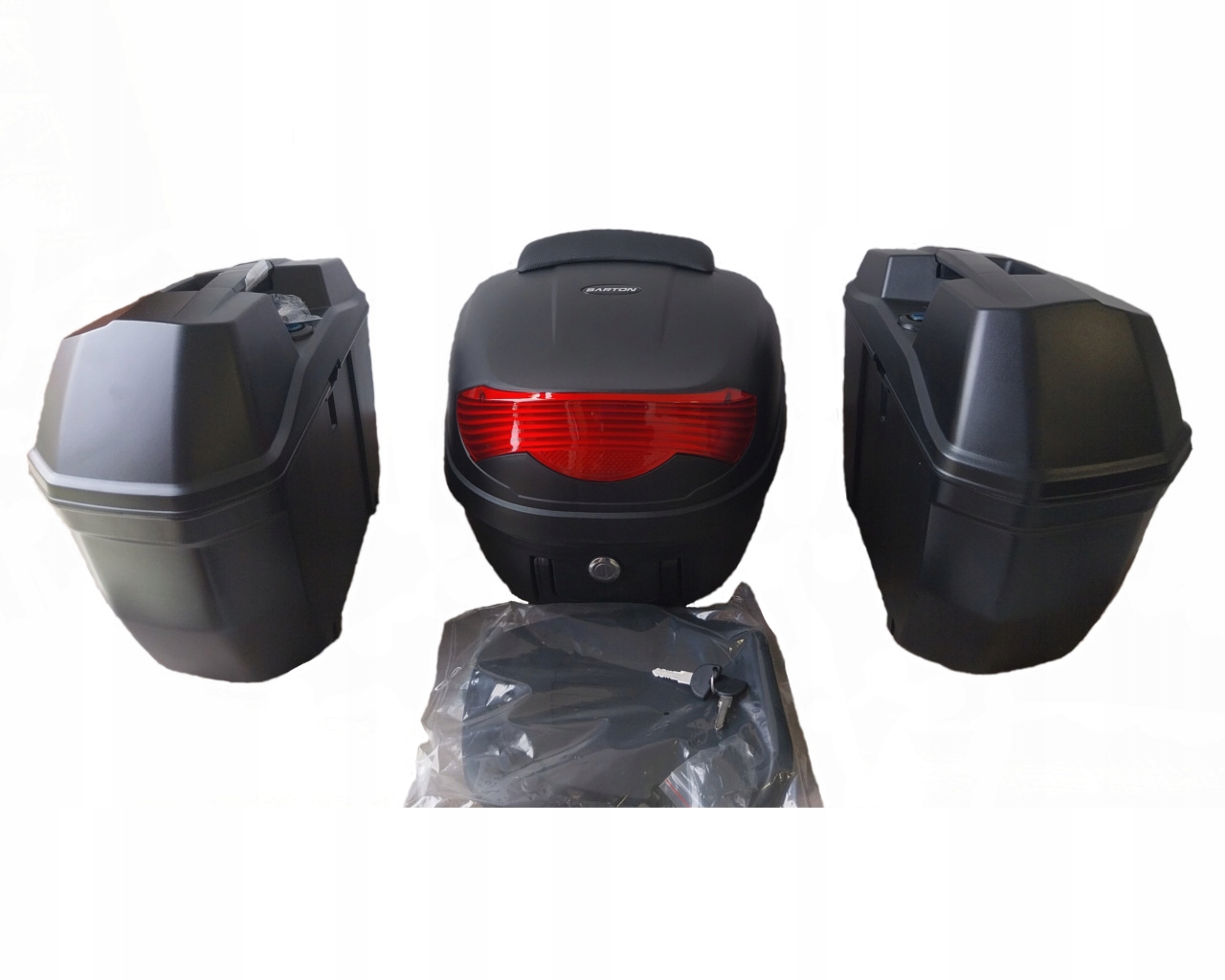 ジリオンktf8.5 KUFER CENTRALNY KUFRY BOCZNE STELAŻ KPL BARTON HYPER ZIPP V5