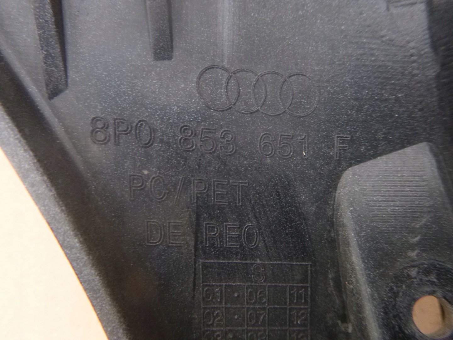 Audi A3 8P0 Kühlergrill FRONTGRILL Kühlergitter 8P0853651F - Thumbnail 3