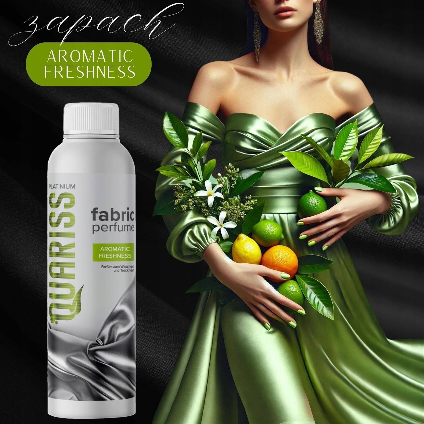 Perfumy do pralki i suszarki Quariss – Aromatyczna Świeżość 100 ml