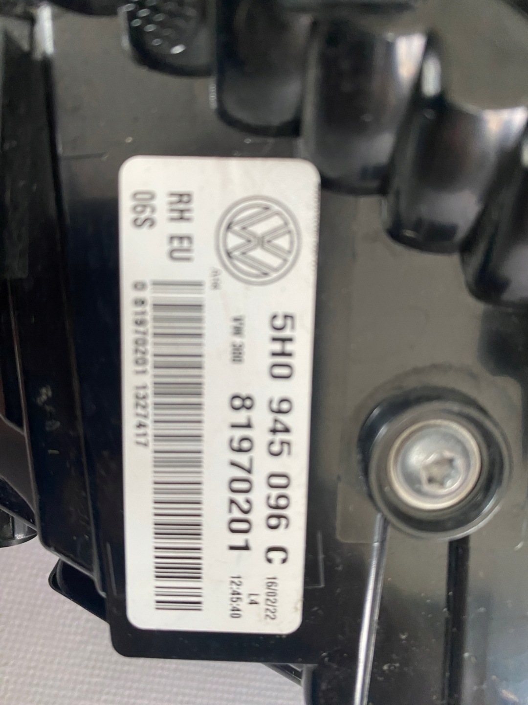 VW Golf V Rückleuchte 5H0945096C Rearlamp - Thumbnail 7