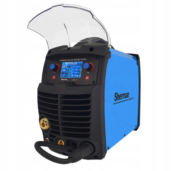 Spawarka SHERMAN DIGIMIG 210 LCD DOUBLE PULS MMA TIG LUTOSPAWANIE 200A 230V