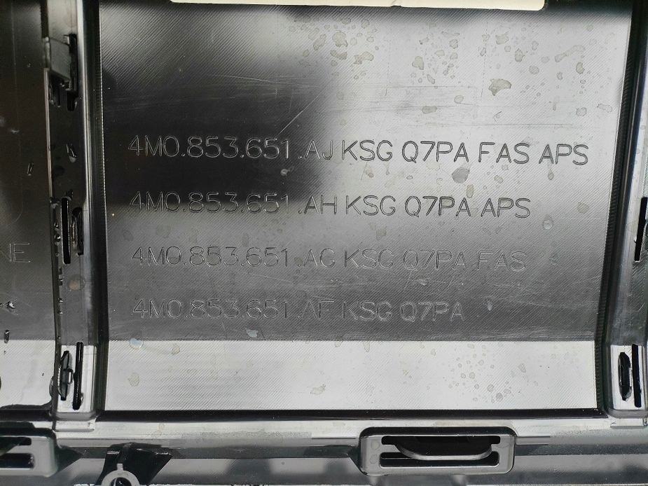 Audi Q7 Kühlergrill FRONTGRILL Kühlergitter 4M0853651AH - Thumbnail 10