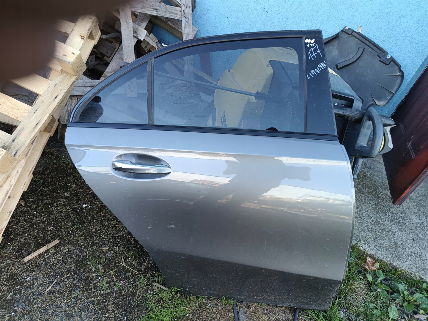 Mercedes-Benz A-Klasse W177 Tür Hinten Rechts Door A1777321000 - Thumbnail 1