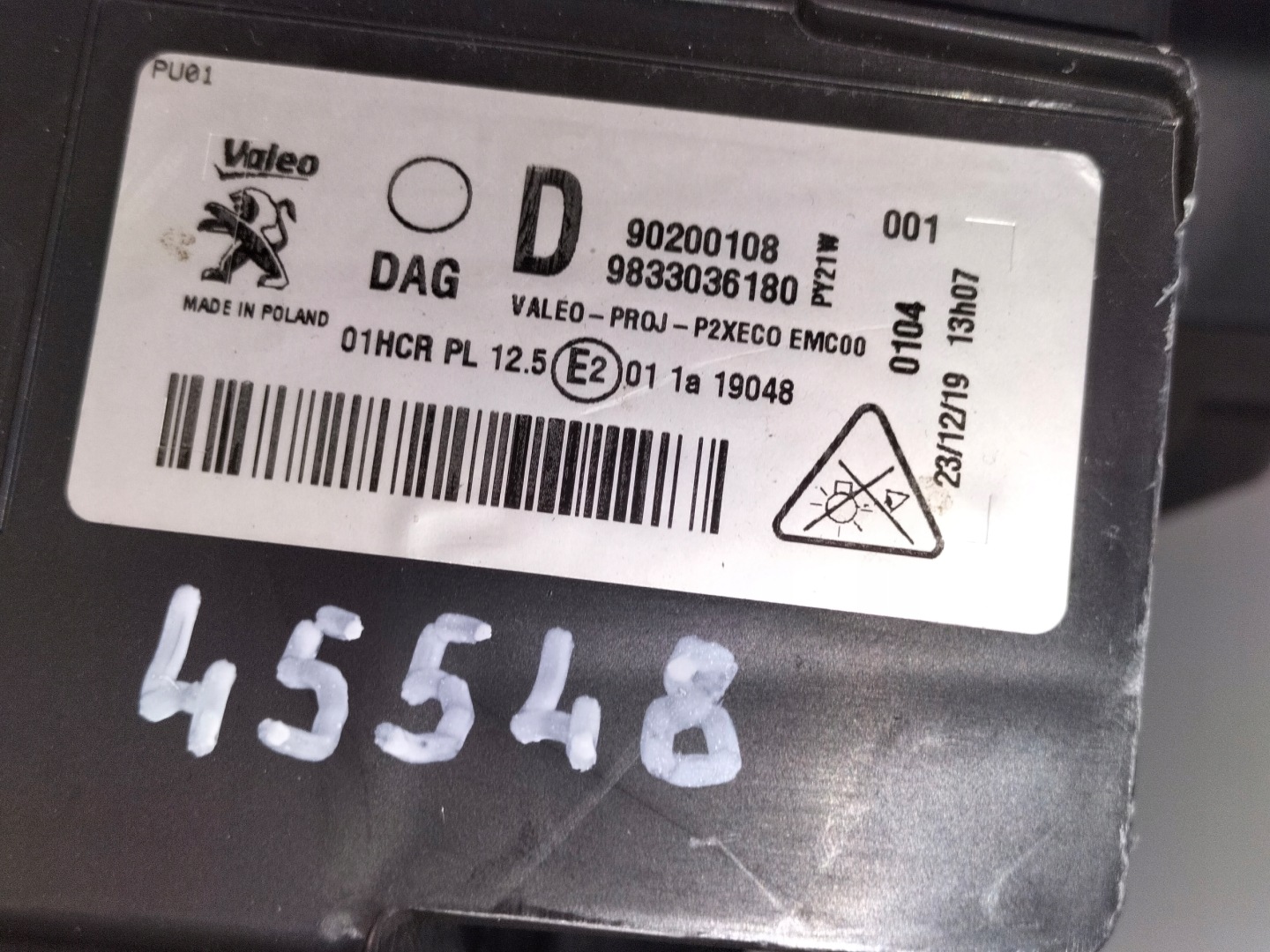 Frontscheinwerfer Peugeot 208 I 9833036180 LED Rechts Scheinwerfer Headlight - Thumbnail 8