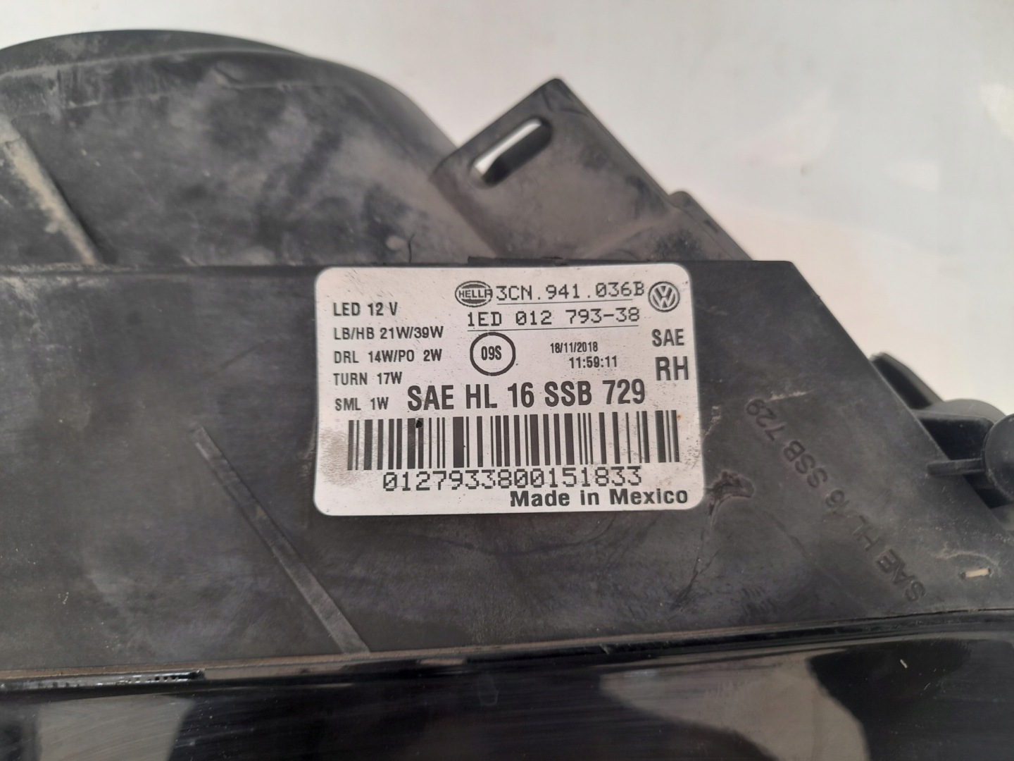 Frontscheinwerfer VW 3CN 3CN941036B LED Rechts Scheinwerfer Headlight - Thumbnail 10