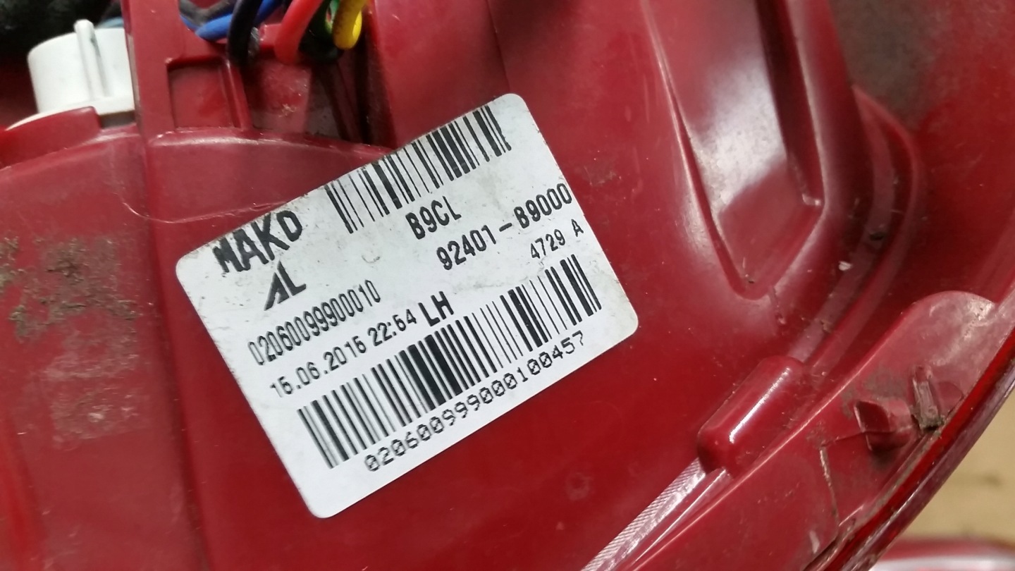 Hyundai i10 AC3 Rückleuchte 92401B9000 Rearlamp - Thumbnail 8