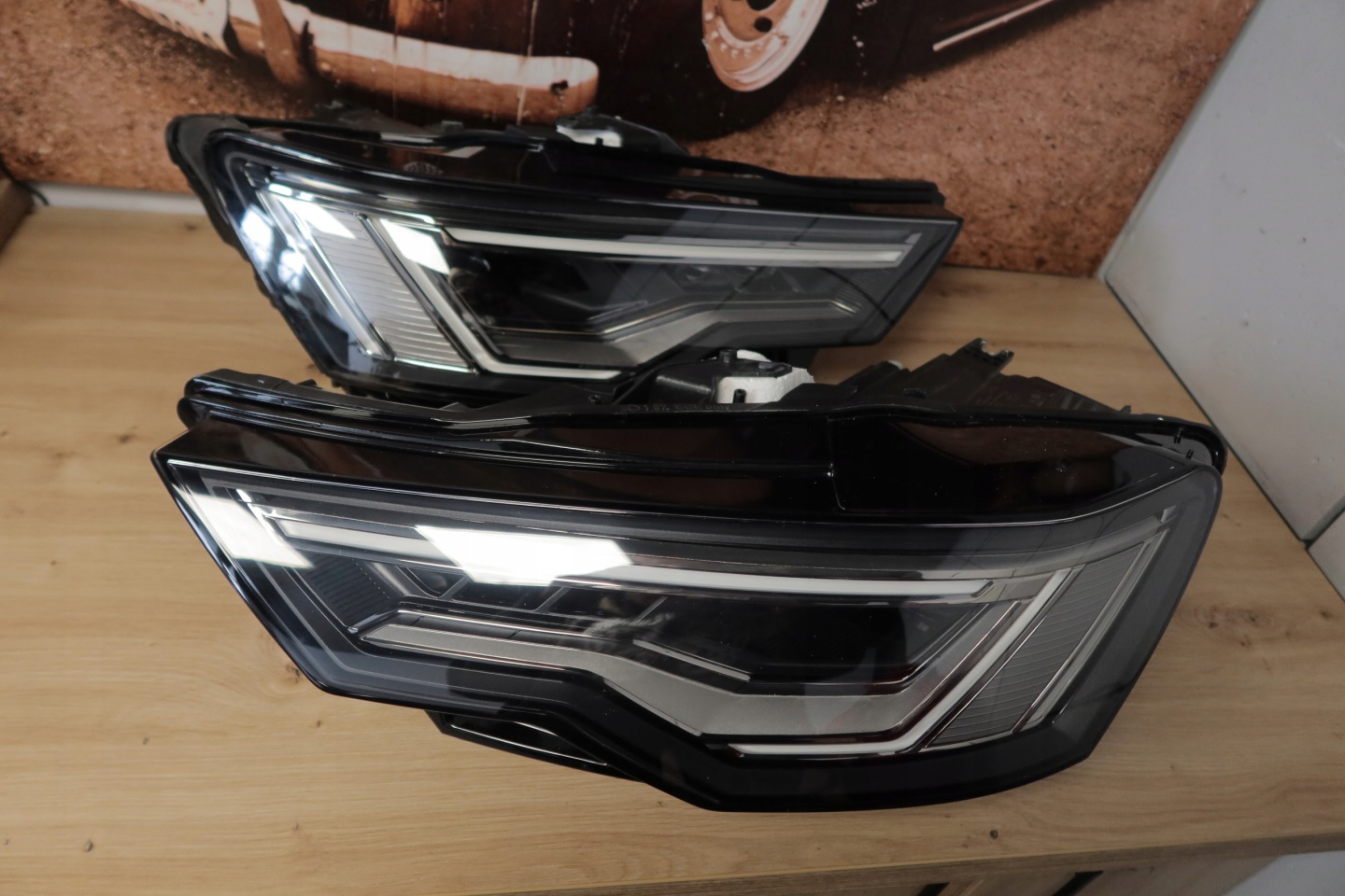 Frontscheinwerfer Audi A6 4K0941040HJ LED Links Scheinwerfer Headlight - Thumbnail 1