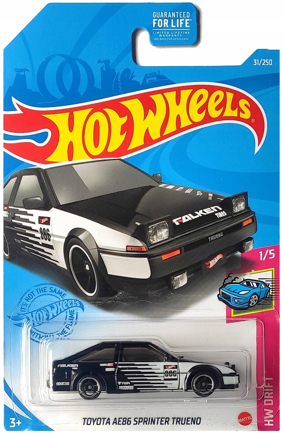 HOT WHEELS TOYOTA AE86 SPRINTER TRUENO HW DRIFT 1/5 1:64