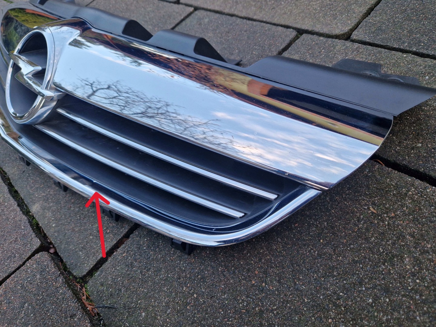 Opel Zafira Kühlergrill FRONTGRILL Kühlergitter 13247327 - Thumbnail 9