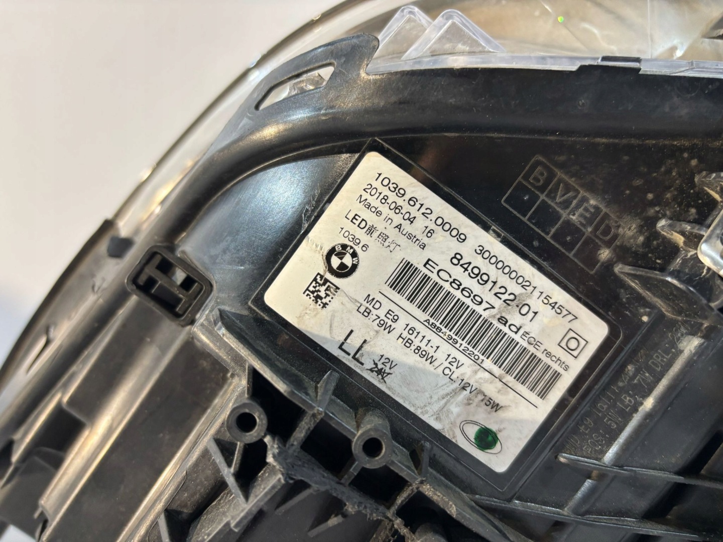 Frontscheinwerfer BMW 5 G31 8499122 LED ADAPTIVE Rechts Scheinwerfer Headlight - Thumbnail 12