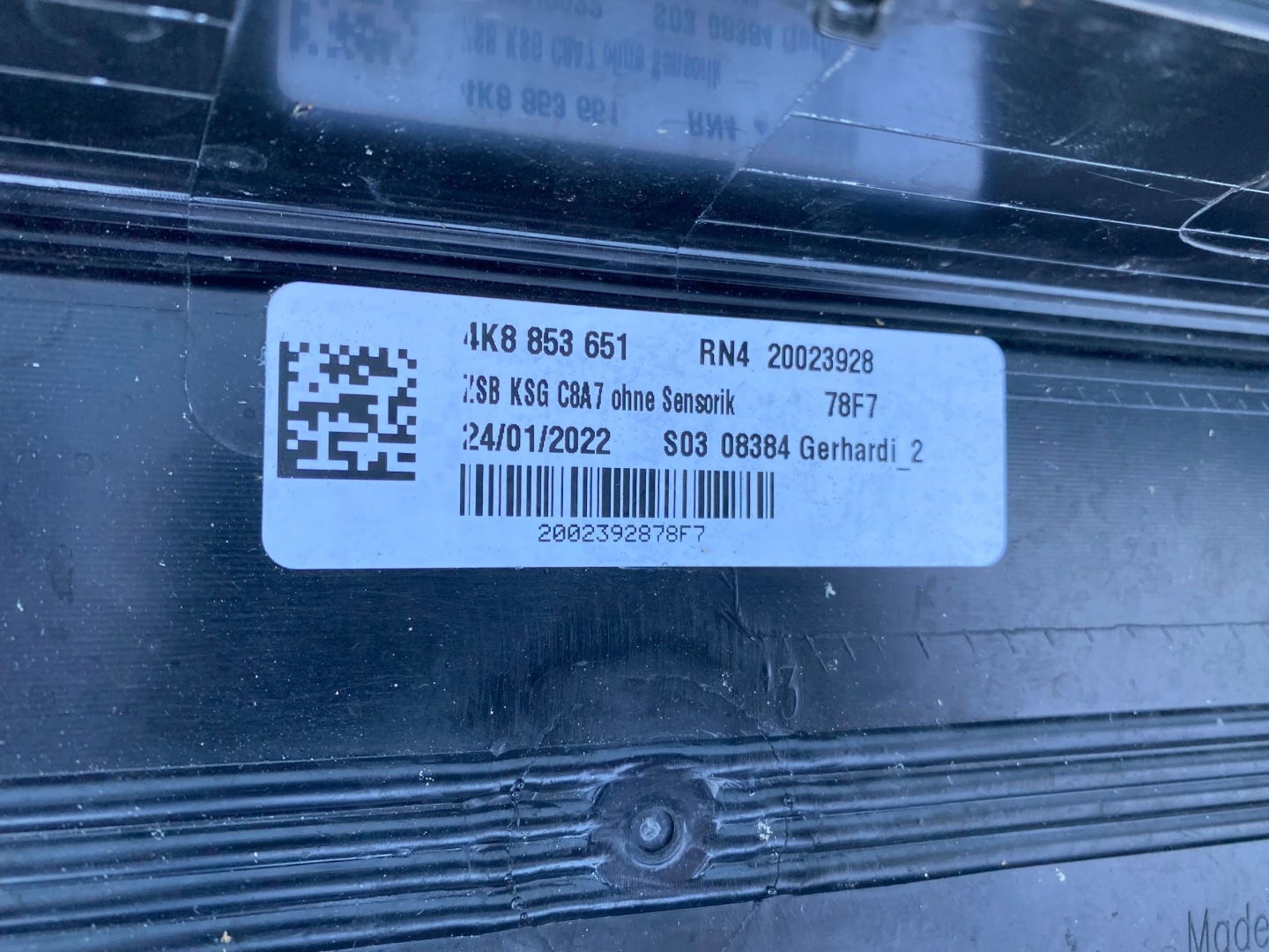 Audi A7 Kühlergrill FRONTGRILL Kühlergitter 4K8853651C - Thumbnail 10