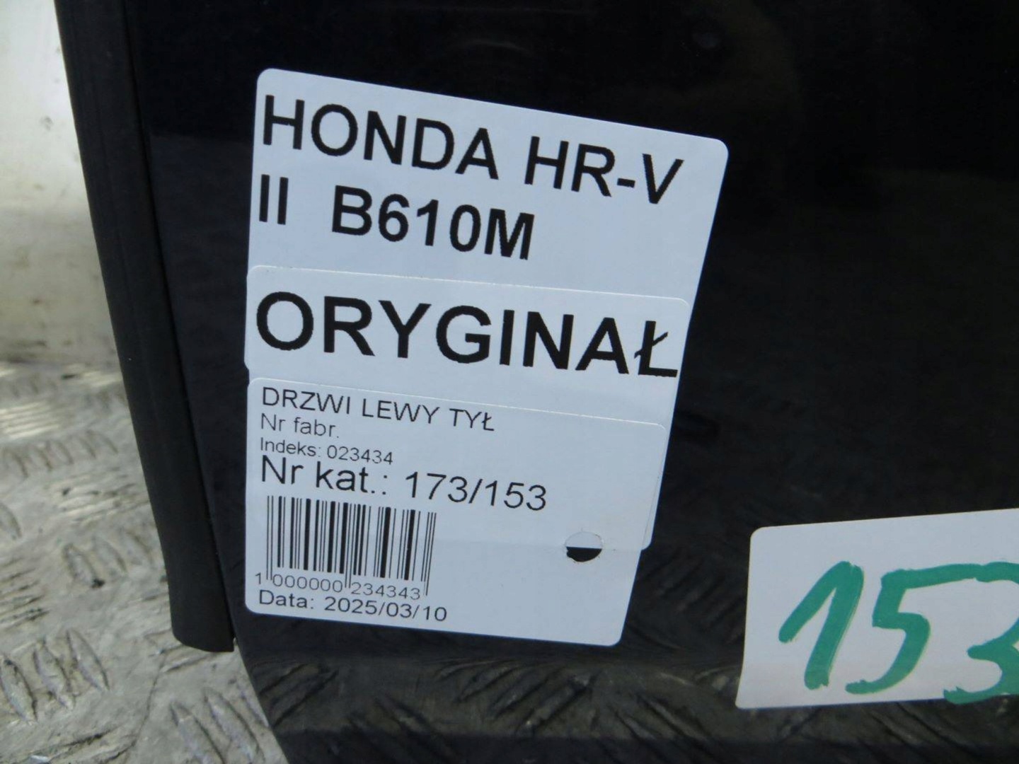 Honda HR-V RV Tür Hinten Links Door Porta Porte - Thumbnail 7