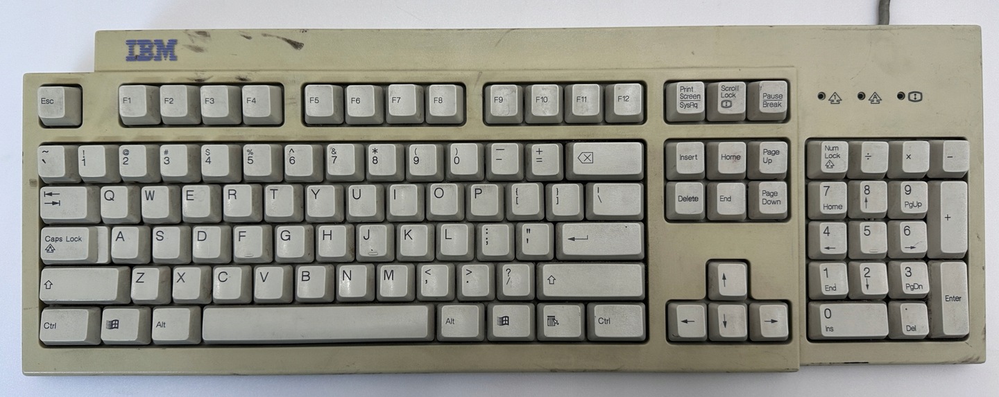Retro klawiatura IBM KB-7953 PS2 - 15542774076 - oficjalne
