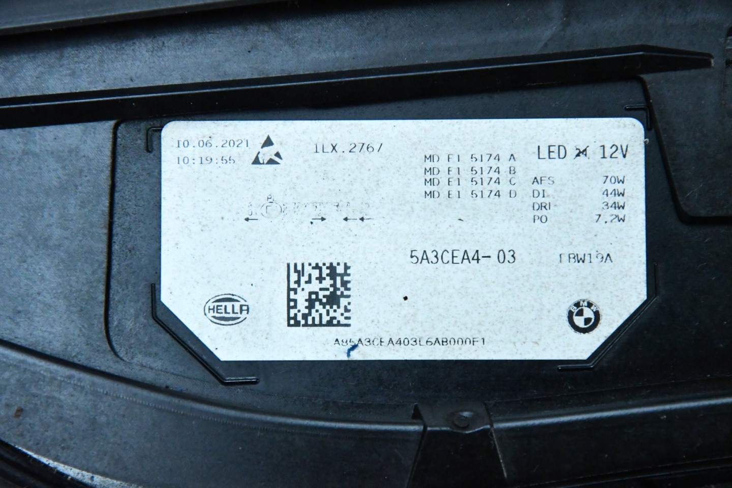 Frontscheinwerfer BMW iX I20 6623583 Laser Rechts Scheinwerfer Headlight - Thumbnail 4