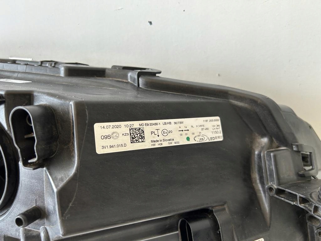 Frontscheinwerfer Skoda Superb 3U 3V1941016D LED Links Scheinwerfer Headlight - Thumbnail 12