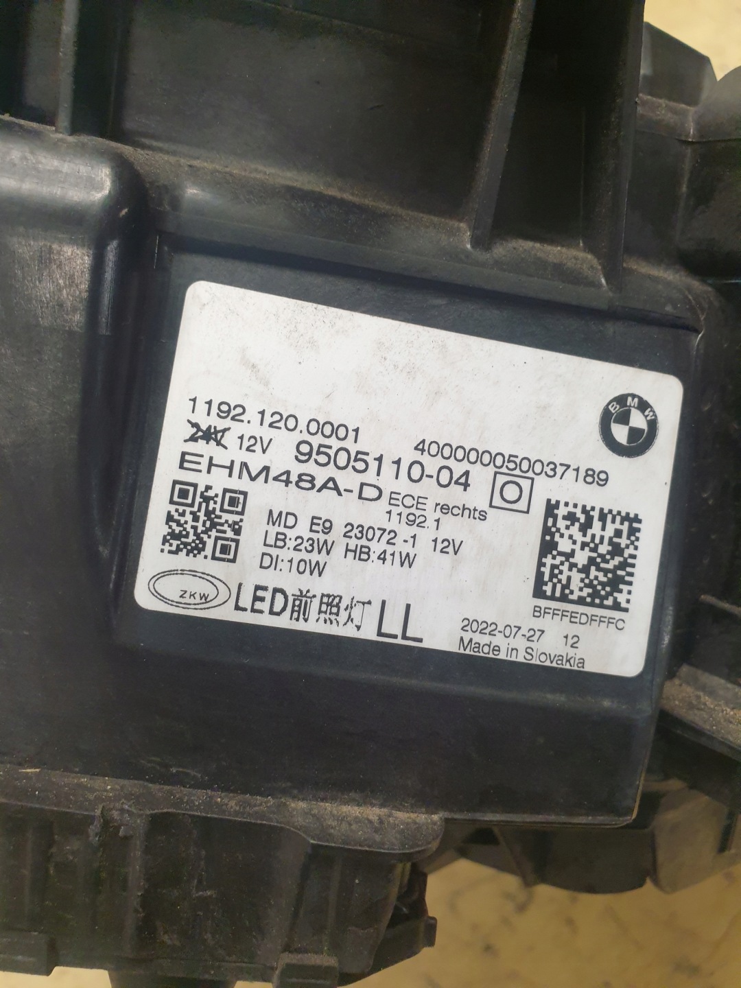Frontscheinwerfer BMW 4 G23 9505110 LED Rechts Scheinwerfer Headlight - Thumbnail 10