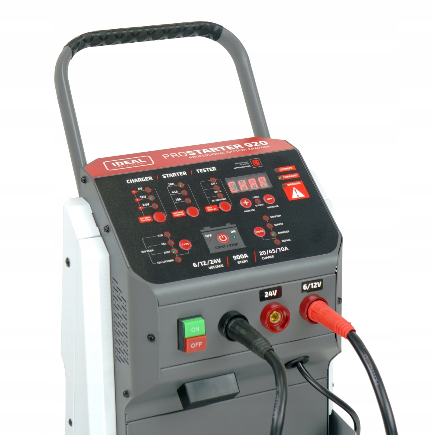 PROSTOWNIK Z ROZRUCHEM IDEAL PROSTARTER 920 WET AGM GEL MF EFB LiFePO4 230V 