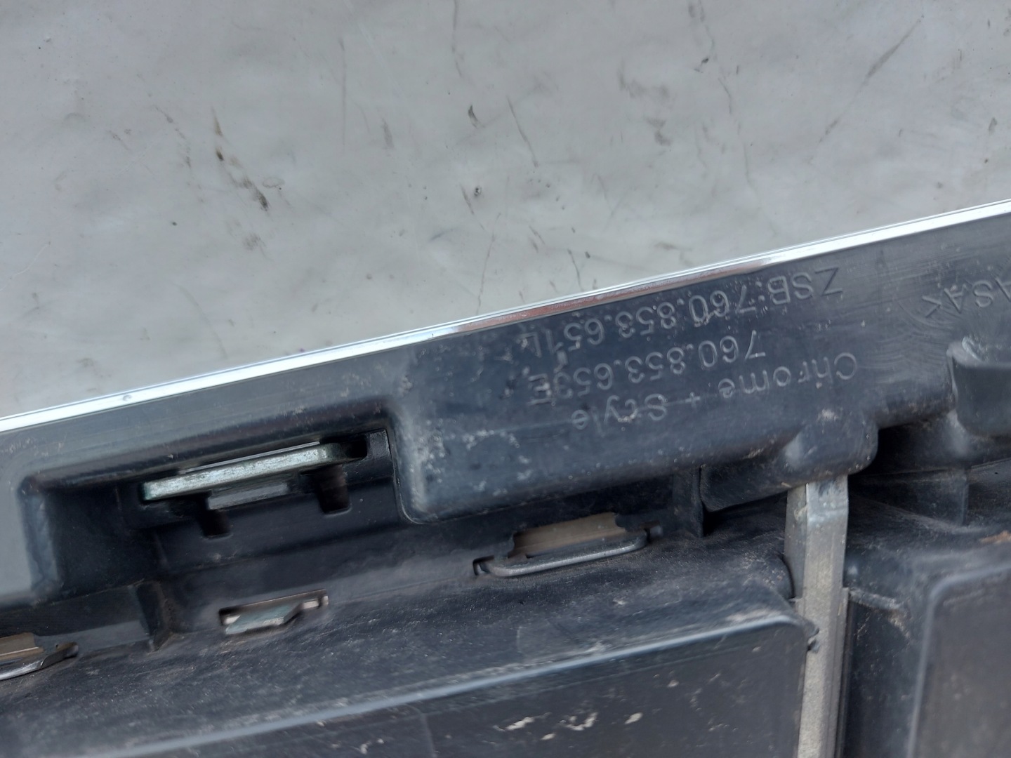 VW Touareg III Kühlergrill FRONTGRILL Kühlergitter 760853653EK - Thumbnail 11