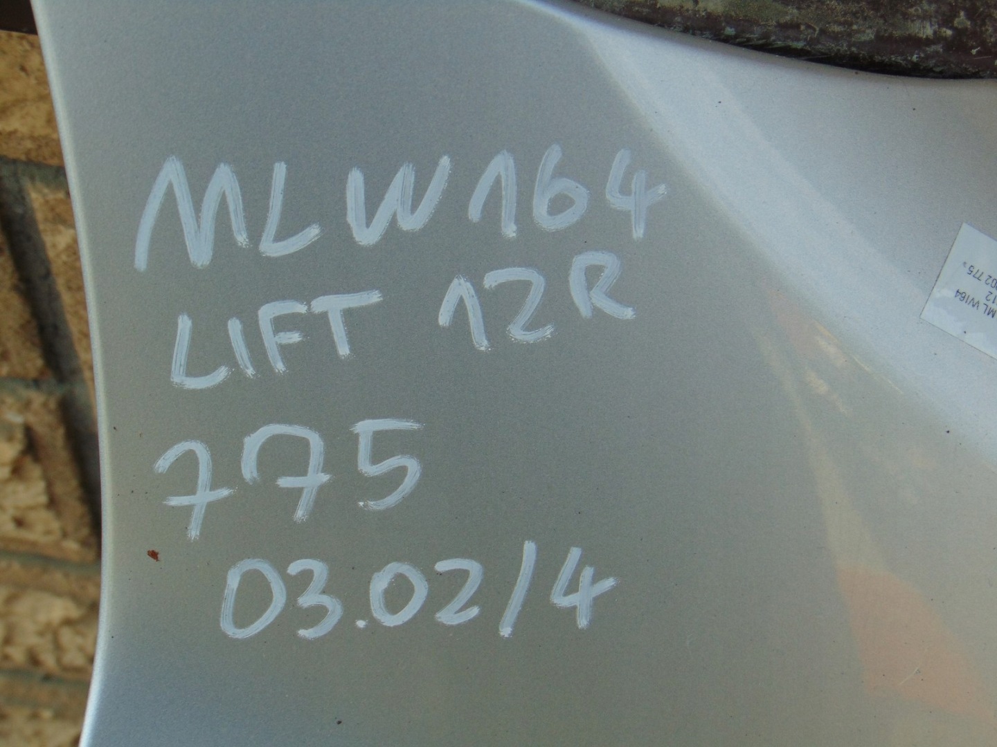 Kotflügel Mercedes-Benz M-Klasse W164 A1459551189 Vorne Rechts Fender - Thumbnail 10