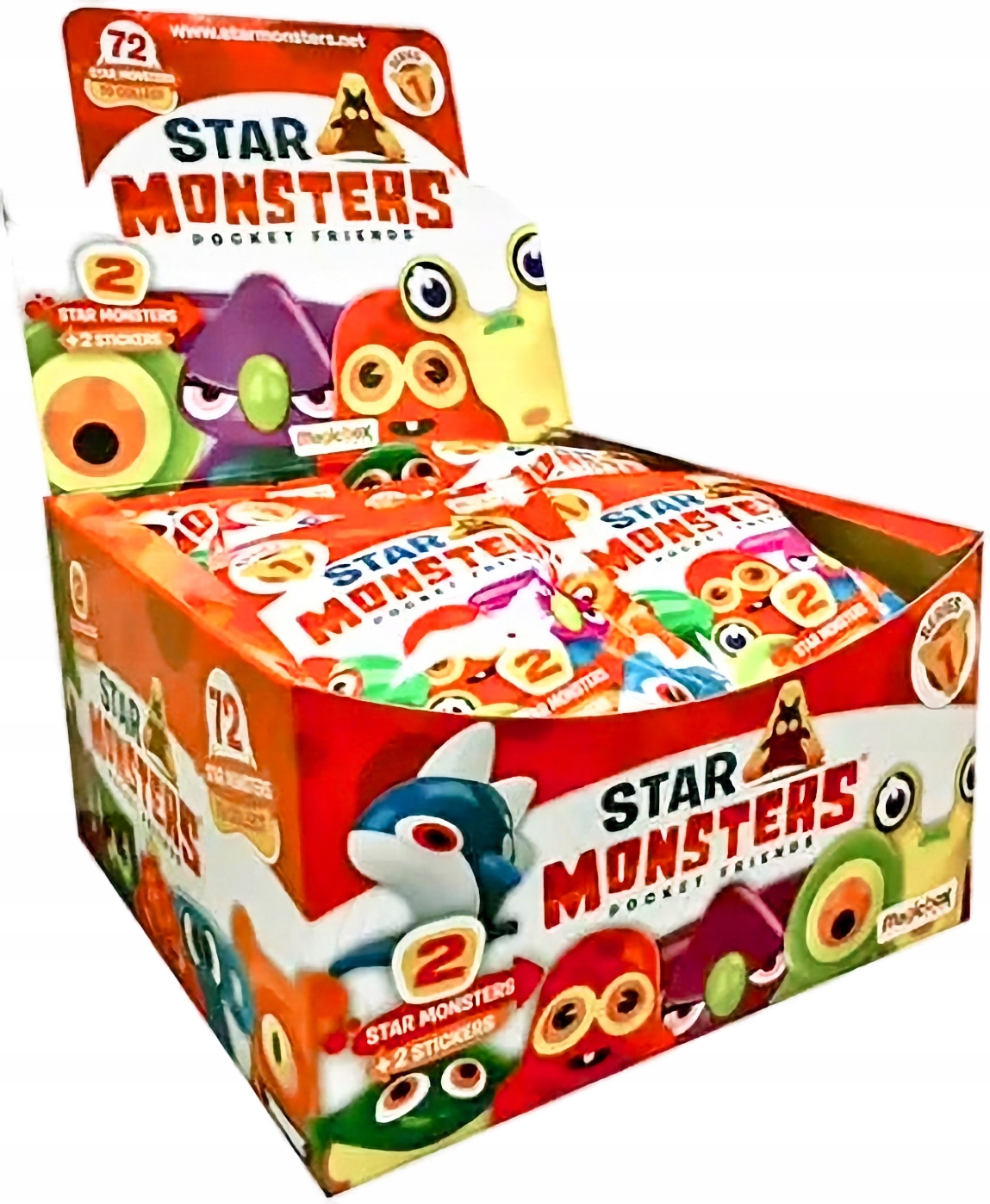 STAR MONSTERS POCKET FRIENDS - ORYGINALNY BOX 30 SASZETEK