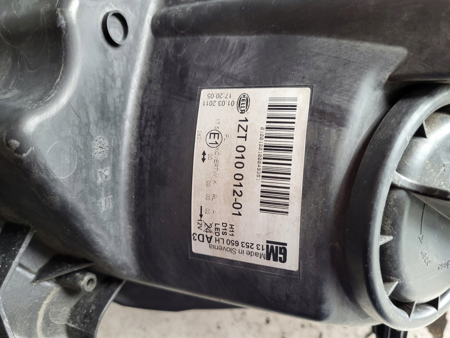 Frontscheinwerfer Opel Astra 13253650 Bi-Xenon Links Scheinwerfer Headlight - Thumbnail 9
