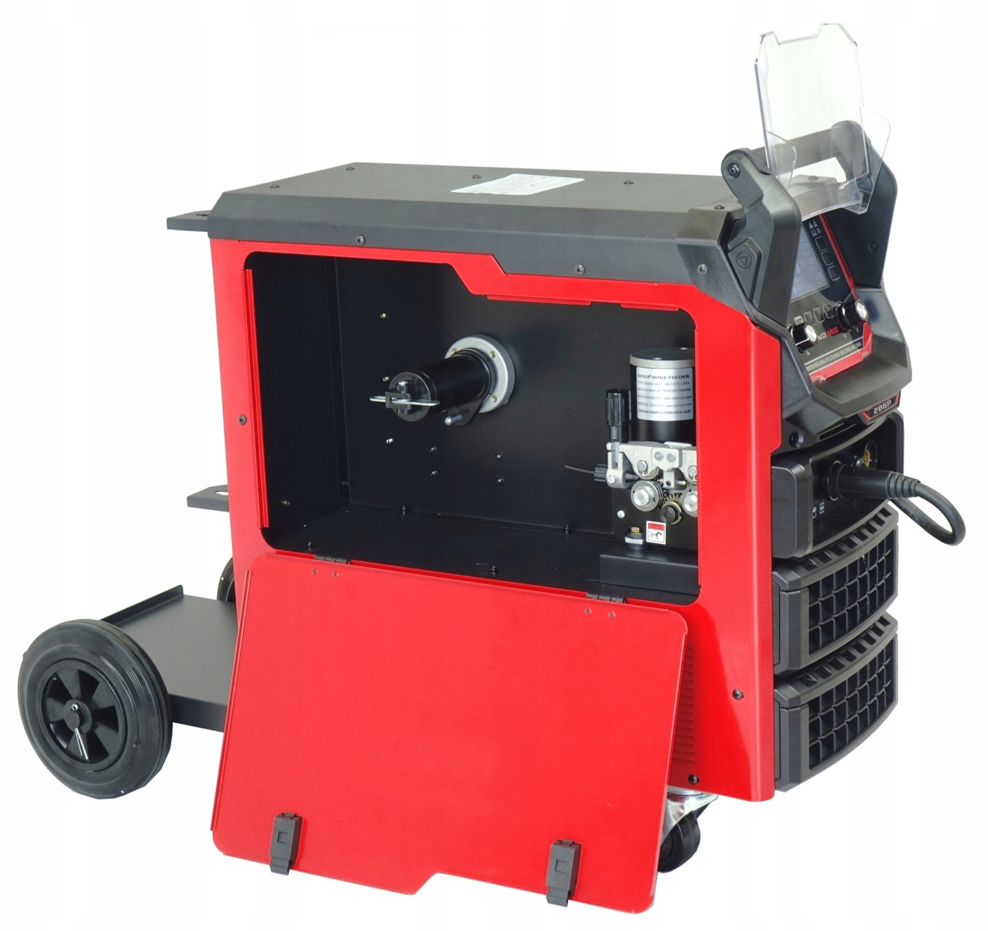 SPAWARKA INWERTEROWA IDEAL TECNO MIG 286 PULSE SYNERGIC LCD 400V 280A MAG