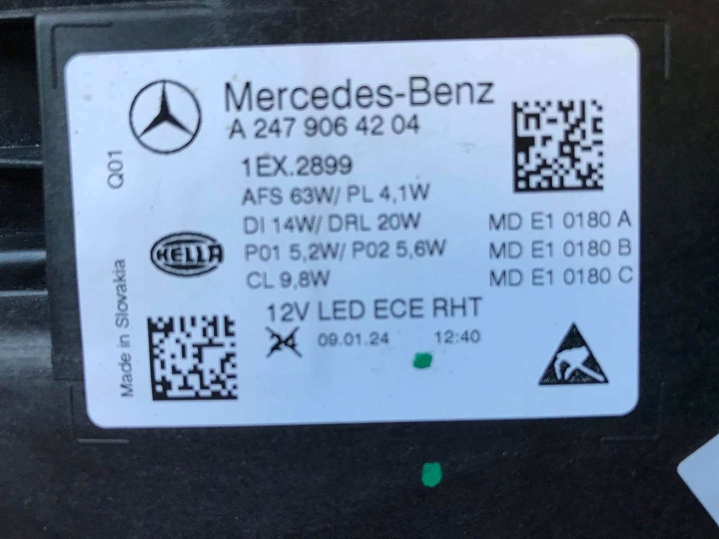 Frontscheinwerfer Mercedes-Benz GLA W247 A2479065404 LED Links Headlight - Thumbnail 7