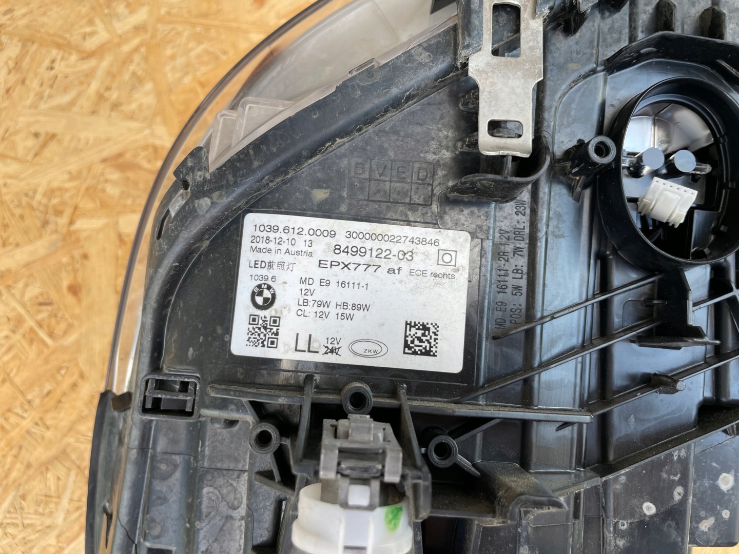 Frontscheinwerfer BMW 5 G30 LED ADAPTIVE Rechts Scheinwerfer Headlight - Thumbnail 3