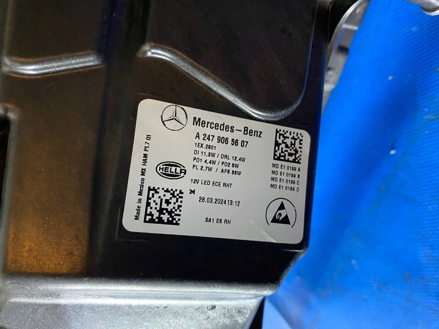 Frontscheinwerfer Mercedes-Benz GLB W247 A2479065607 LED Rechts Headlight - Thumbnail 11
