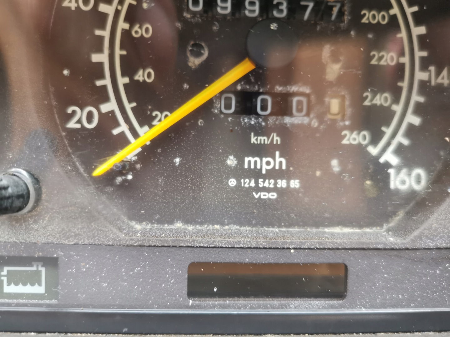 Mercedes-Benz E-Klasse W124 A1245423665 Screen Kombiinstrument Tacho - Thumbnail 5