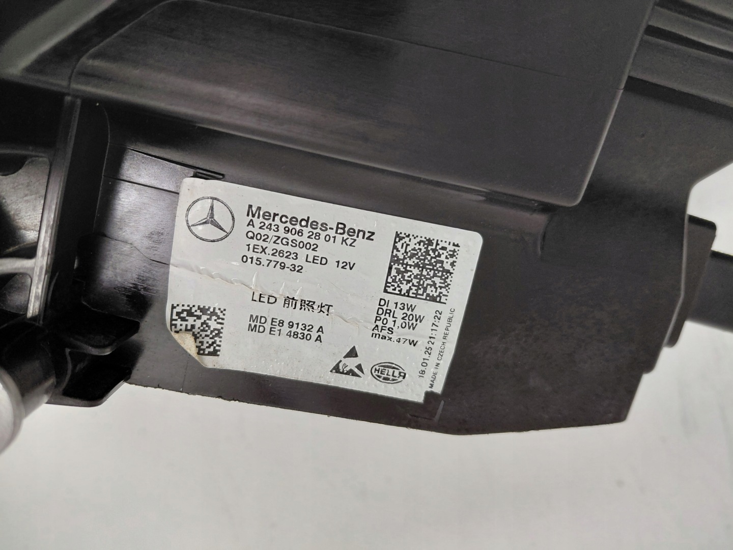 Frontscheinwerfer Mercedes-Benz EQB W243 A2439062801 High Performance LED Links Headlight - Thumbnail 9