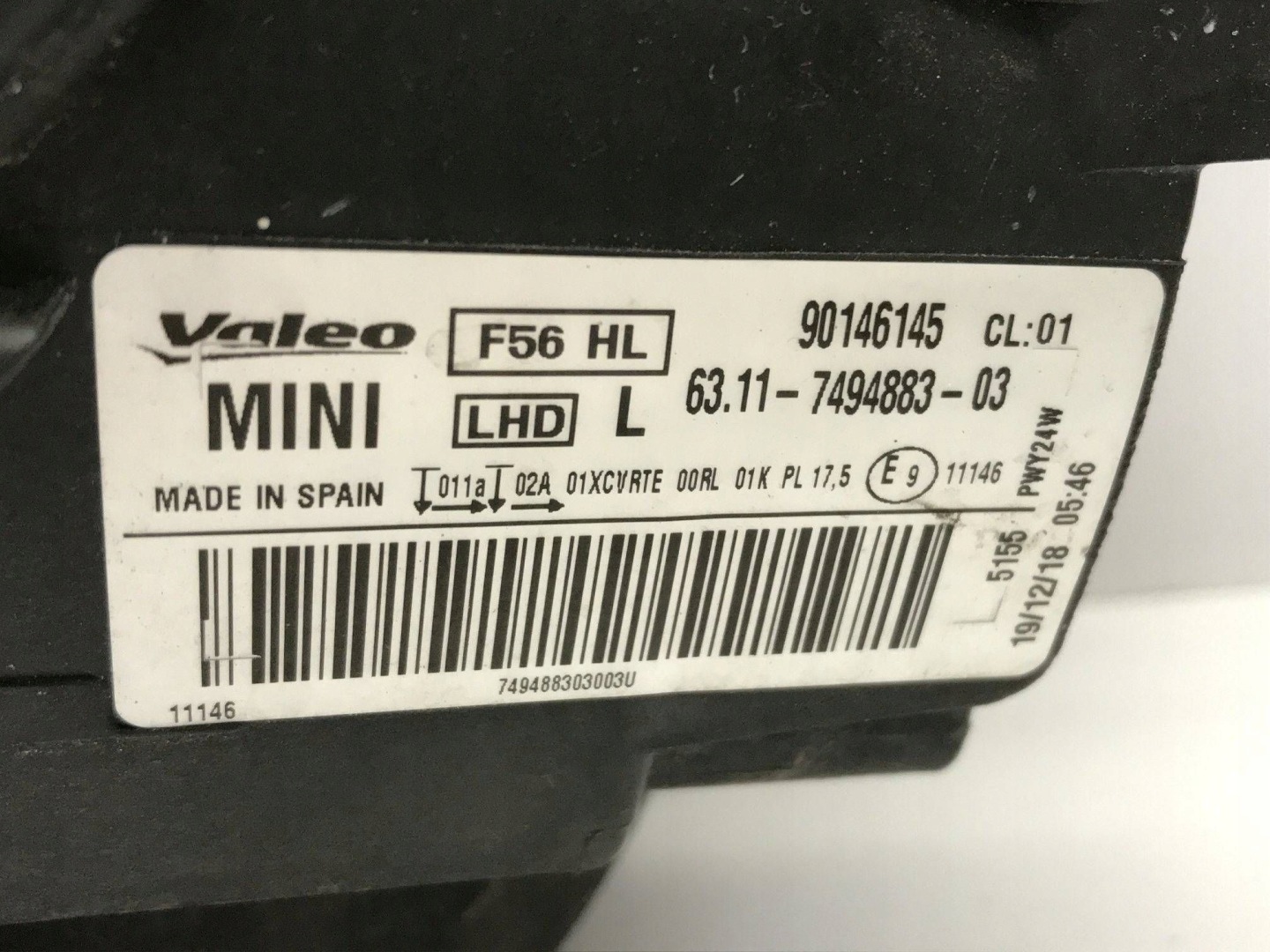 Frontscheinwerfer Mini MINI F56 9014614 LED Links Scheinwerfer Headlight - Thumbnail 9