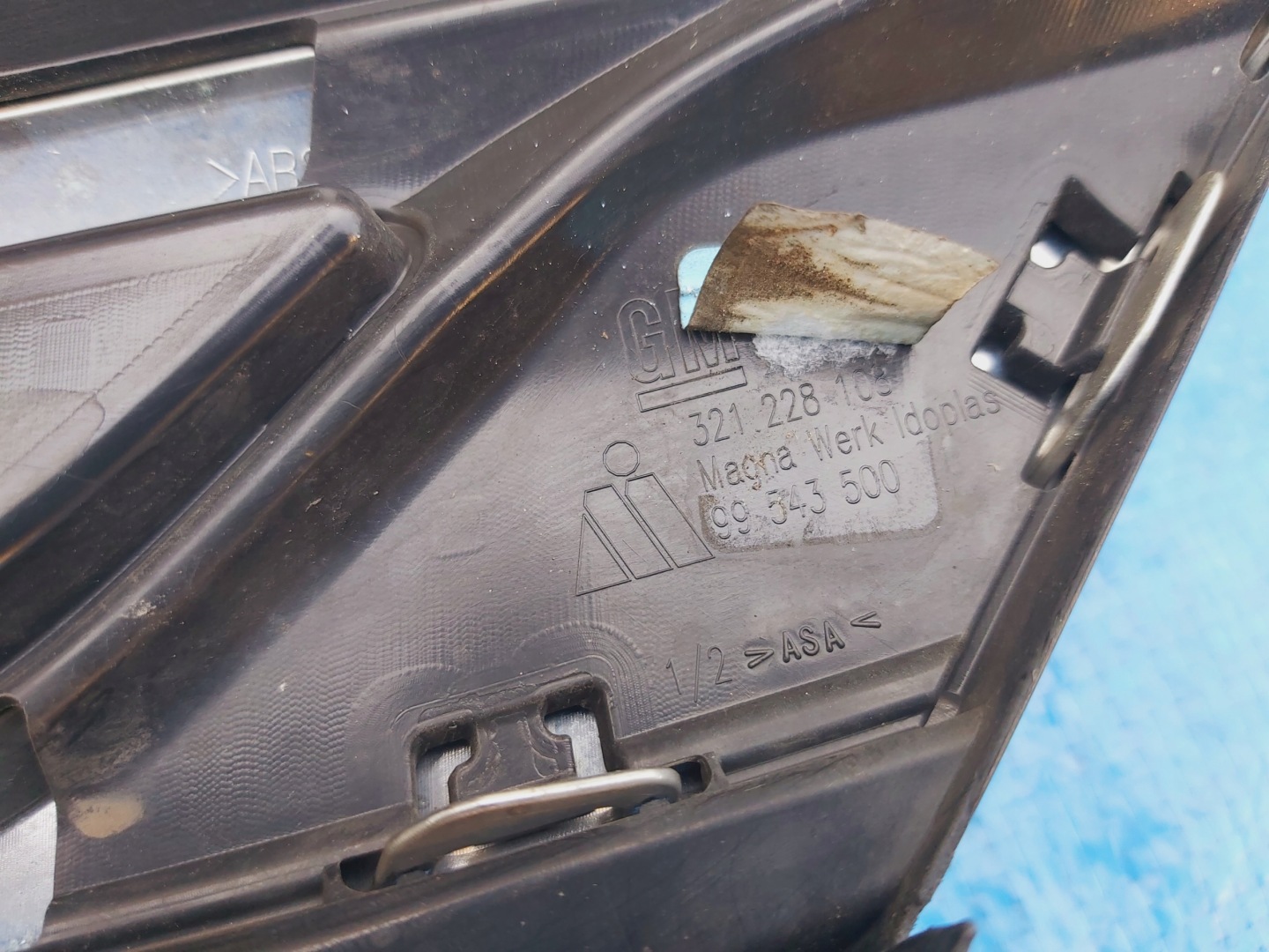 Opel Astra Kühlergrill FRONTGRILL Kühlergitter 93389777 - Thumbnail 12