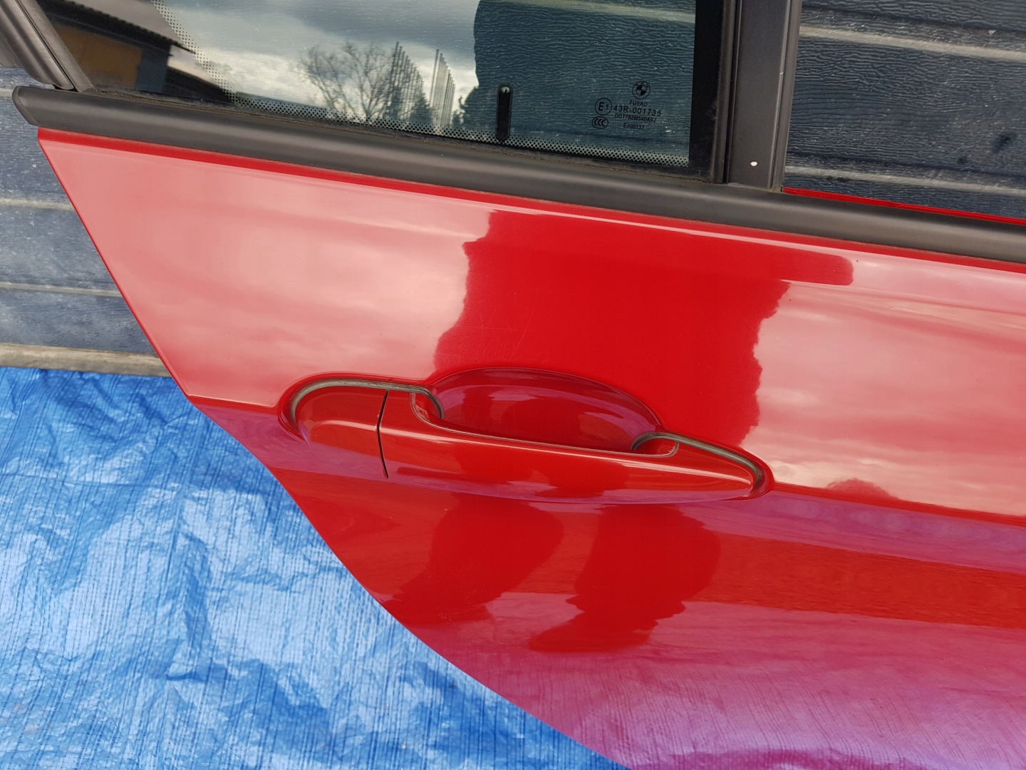 BMW 3 F30 Tür Hinten Rechts Door Porta Porte - Thumbnail 3