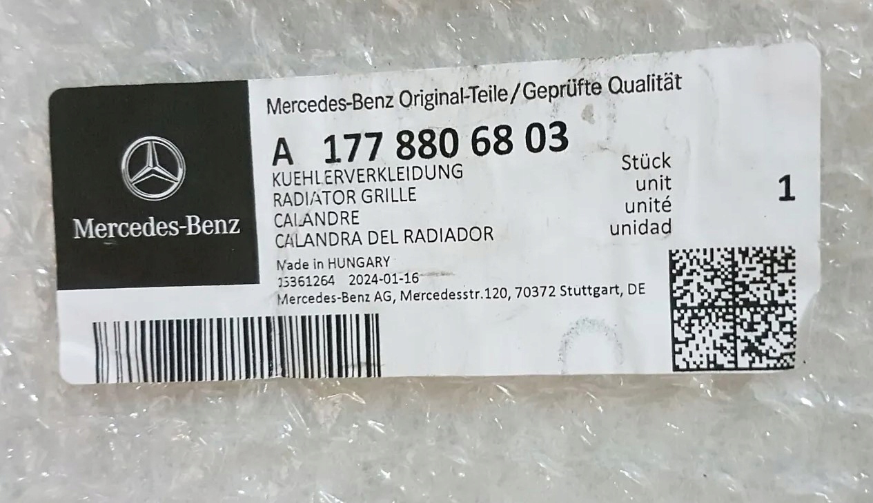 Mercedes-Benz A-Klasse W177 Kühlergrill FRONTGRILL Kühlergitter A177880200 - Thumbnail 4