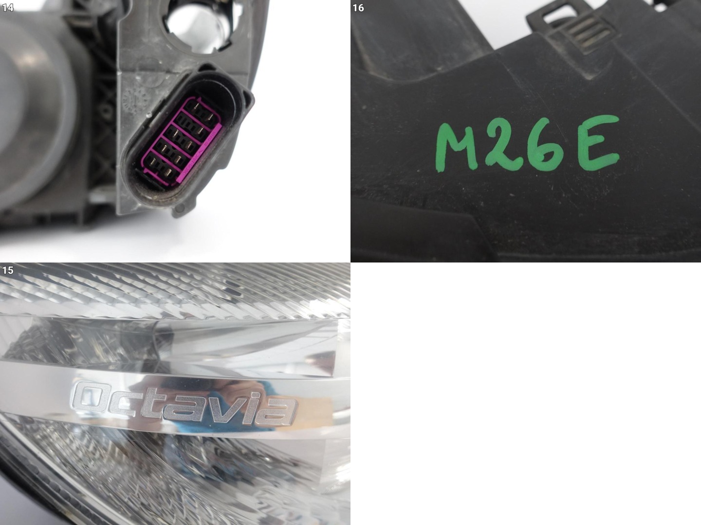 Frontscheinwerfer Skoda Octavia 1U 1Z1941016F LED Rechts Scheinwerfer Headlight - Thumbnail 12